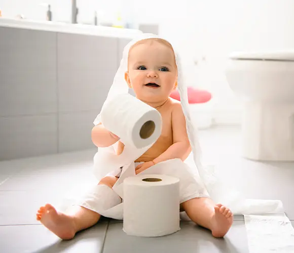 Vůně toaletního papíru bez vůně exkluzivní pro matky a děti
